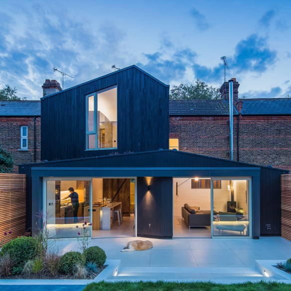 A SMALL DOUBLE STOREY REAR EXTENSION